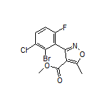 3-(2-溴-3-氯-6-氟苯基)-5-甲基异噁唑-4-甲酸甲酯