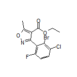 3-(2-溴-3-氯-6-氟苯基)-5-甲基异噁唑-4-甲酸乙酯