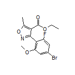 3-(4-溴-2-氟-6-甲氧基苯基)-5-甲基异噁唑-4-甲酸乙酯