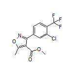 3-[3-氯-4-(三氟甲基)苯基]-5-甲基异噁唑-4-甲酸甲酯