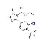 3-[3-氯-4-(三氟甲基)苯基]-5-甲基异噁唑-4-甲酸乙酯