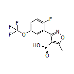3-[2-氟-5-(三氟甲氧基)苯基]-5-甲基异噁唑-4-甲酸