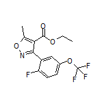 3-[2-氟-5-(三氟甲氧基)苯基]-5-甲基异噁唑-4-甲酸乙酯