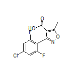 3-(4-氯-2,6-二氟苯基)-5-甲基异噁唑-4-甲酸