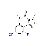 3-(4-氯-2,6-二氟苯基)-5-甲基异噁唑-4-甲酸甲酯