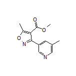 5-甲基-3-(5-甲基-3-吡啶基)异噁唑-4-甲酸甲酯