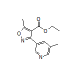 5-甲基-3-(5-甲基-3-吡啶基)异噁唑-4-甲酸乙酯