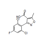 3-(2,6-二氯-4-氟苯基)-5-甲基异噁唑-4-甲酸