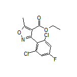 3-(2,6-二氯-4-氟苯基)-5-甲基异噁唑-4-甲酸乙酯