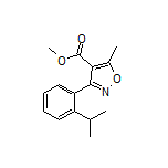 3-(2-异丙基苯基)-5-甲基异噁唑-4-甲酸甲酯