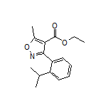 3-(2-异丙基苯基)-5-甲基异噁唑-4-甲酸乙酯