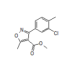 3-(3-氯-4-甲基苯基)-5-甲基异噁唑-4-甲酸甲酯