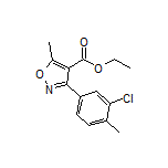 3-(3-氯-4-甲基苯基)-5-甲基异噁唑-4-甲酸乙酯