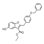 2-[4-(苄氧基)苄基]-5-羟基苯并呋喃-3-甲酸乙酯