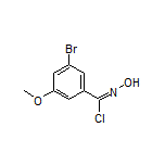 3-溴-N-羟基-5-甲氧基亚氨代苯甲酰氯