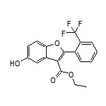 5-羟基-2-[2-(三氟甲基)苯基]苯并呋喃-3-甲酸乙酯