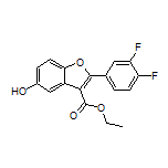 2-(3,4-二氟苯基)-5-羟基苯并呋喃-3-甲酸乙酯