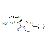 2-[2-(苄氧基)乙基]-5-羟基苯并呋喃-3-甲酸乙酯