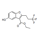 5-羟基-2-(3,3,3-三氟丙基)苯并呋喃-3-甲酸乙酯