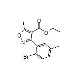3-(2-溴-5-甲基苯基)-5-甲基异噁唑-4-甲酸乙酯