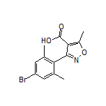 3-(4-溴-2,6-二甲基苯基)-5-甲基异噁唑-4-甲酸