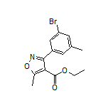 3-(3-溴-5-甲基苯基)-5-甲基异噁唑-4-甲酸乙酯