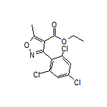 5-甲基-3-(2,4,6-三氯苯基)异噁唑-4-甲酸乙酯