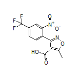5-甲基-3-[2-硝基-4-(三氟甲基)苯基]异噁唑-4-甲酸