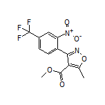 5-甲基-3-[2-硝基-4-(三氟甲基)苯基]异噁唑-4-甲酸甲酯