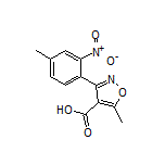 5-甲基-3-(4-甲基-2-硝基苯基)异噁唑-4-甲酸