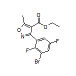3-(3-溴-2,5-二氟苯基)-5-甲基异噁唑-4-甲酸乙酯