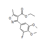 3-(3-氟-4,5-二甲氧基苯基)-5-甲基异噁唑-4-甲酸乙酯