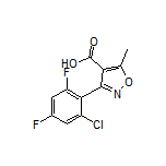 3-(2-氯-4,6-二氟苯基)-5-甲基异噁唑-4-甲酸