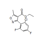 3-(2-氯-4,6-二氟苯基)-5-甲基异噁唑-4-甲酸乙酯