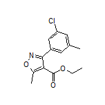 3-(3-氯-5-甲基苯基)-5-甲基异噁唑-4-甲酸乙酯