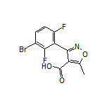 3-(3-溴-2,6-二氟苯基)-5-甲基异噁唑-4-甲酸