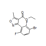 3-(3-溴-2,6-二氟苯基)-5-甲基异噁唑-4-甲酸乙酯