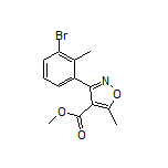 3-(3-溴-2-甲基苯基)-5-甲基异噁唑-4-甲酸甲酯