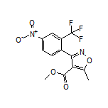 5-甲基-3-[4-硝基-2-(三氟甲基)苯基]异噁唑-4-甲酸甲酯