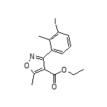 3-(3-碘-2-甲基苯基)-5-甲基异噁唑-4-甲酸乙酯