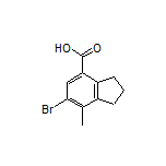 6-溴-7-甲基茚满-4-甲酸