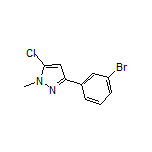 3-(3-溴苯基)-5-氯-1-甲基-1H-吡唑