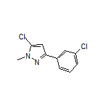 5-氯-3-(3-氯苯基)-1-甲基-1H-吡唑