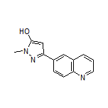 1-甲基-3-(6-喹啉基)-1H-吡唑-5-醇