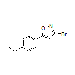 3-溴-5-(4-乙基苯基)异噁唑