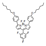 5,5-二氟-3,7-双[4-(己基氧基)苯基]-10-(2,4,6-三氟苯基)-5H-二吡咯并[1,2-c:2’,1’-f][1,3,2]二氮杂环己硼烷-4-鎓-5-盐