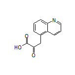 2-氧代-3-(5-喹啉基)丙酸