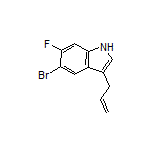 3-烯丙基-5-溴-6-氟-1H-吲哚