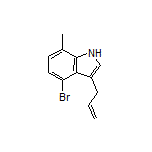3-烯丙基-4-溴-7-甲基-1H-吲哚