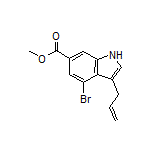 3-烯丙基-4-溴-1H-吲哚-6-甲酸甲酯